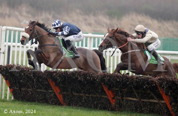 Irving winning the Grade 1 Fighting Fifth Hurdle at Newcastle - 29 November 2014